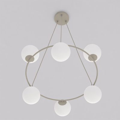 Emibig Lighting Taklampa AZURA 6 MOKKA OPAL