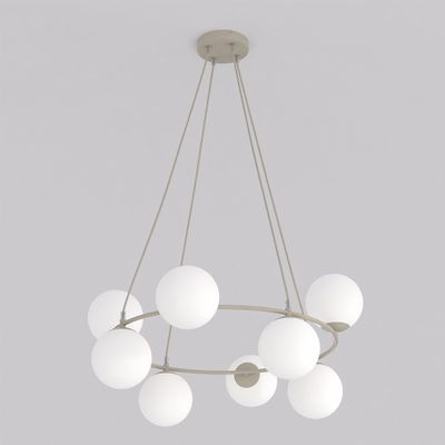 Emibig Lighting Taklampa AZURA 9 MOKKA OPAL