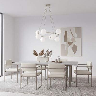Emibig Lighting Taklampa AZURA 9 MOKKA OPAL
