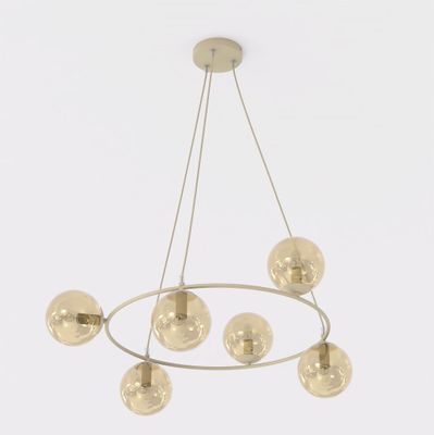 Emibig Lighting Taklampa AZURA 6 MOKKA AMBER