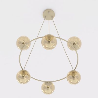 Emibig Lighting Taklampa AZURA 6 MOKKA AMBER