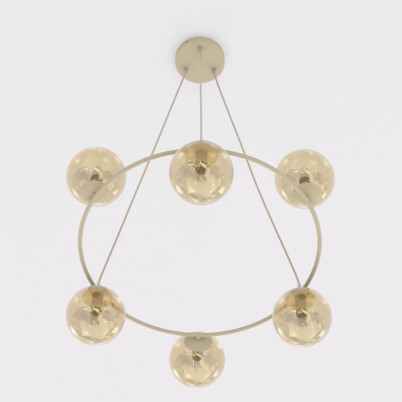 Emibig Lighting Taklampa AZURA 6 MOKKA AMBER