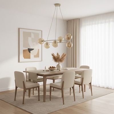 Emibig Lighting Taklampa AZURA 6 MOKKA AMBER