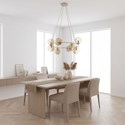 Emibig Lighting Taklampa AZURA 9 MOKKA AMBER