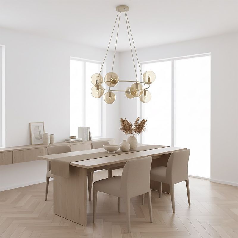 Emibig Lighting Taklampa AZURA 9 MOKKA AMBER