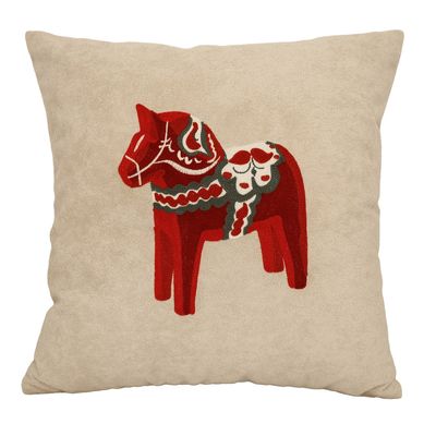 Redlunds Malung Kuddfodral Röd 45x45 cm