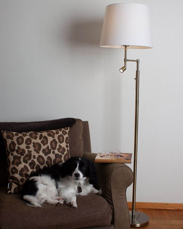 By Rydéns Orlando golvlampa beige 157cm