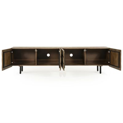 Eleonora TV-bänk Felix 214 cm Brun