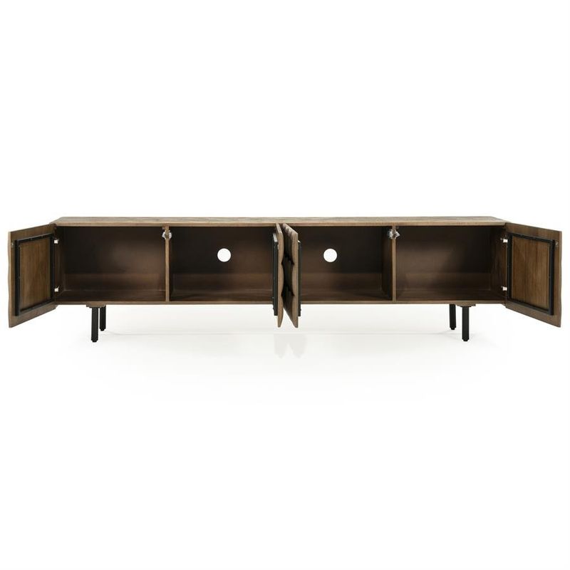 Eleonora TV-bänk Felix 214 cm Brun