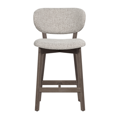 WOOOD Udar Barstol i Naturligt Trä och Brun Melange