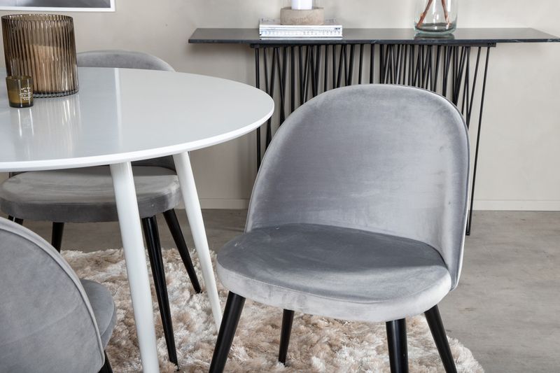 Venture Home Matgrupp Plaza med stolarna Velvet