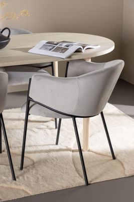 Venture Home Andy Matbord med Evelina Matstol