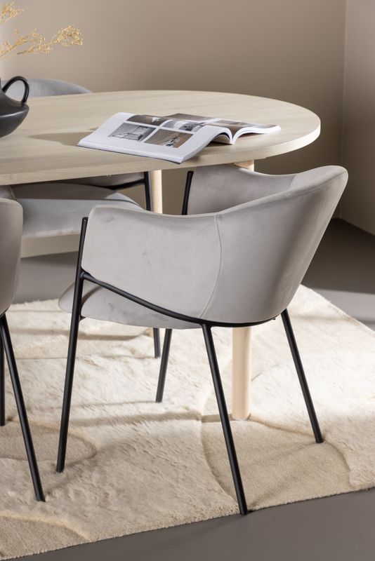 Venture Home Andy Matbord med Evelina Matstol