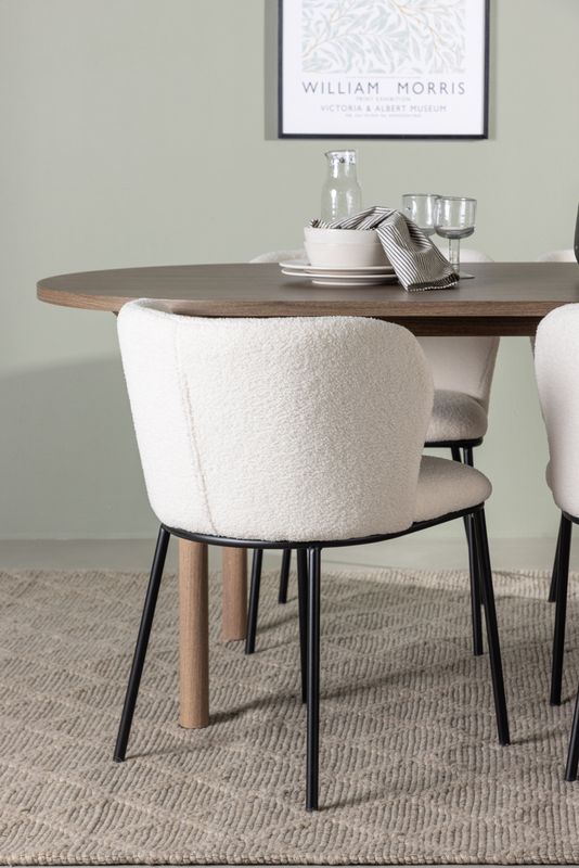 Venture Home Matgrupp Andy med Stolarna Edina