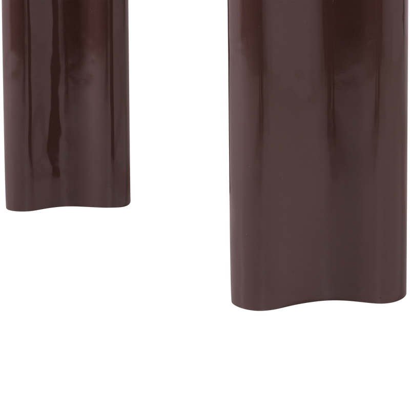 WOOOD EVARA Sidobord i Trä Högblank Mörkbrun [FSC]