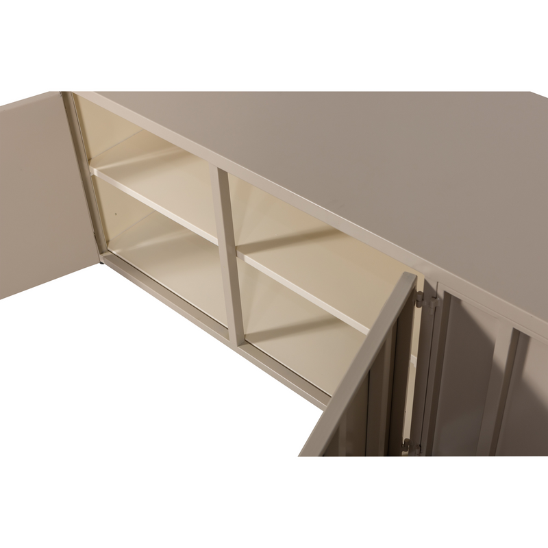 WOOOD LEVEL TV-skåp Metall Sand 44x160 cm