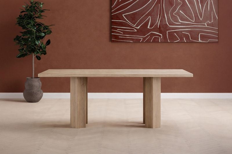 Venture Home Lillehammer Rektangulärt Matbord 200 x 90 Natur