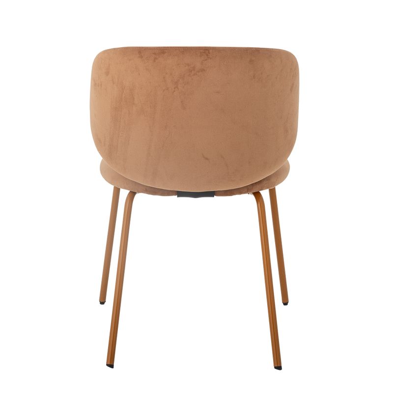 Bloomingville Ponte matstol, orange, återvunnen polyester