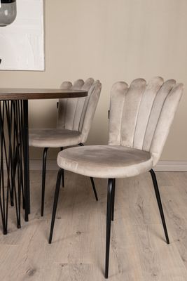 Venture Home Stone Rund Matgrupp