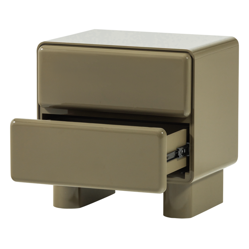 WOOOD Lustra Byrå/Nattduksbord Grön Högblank