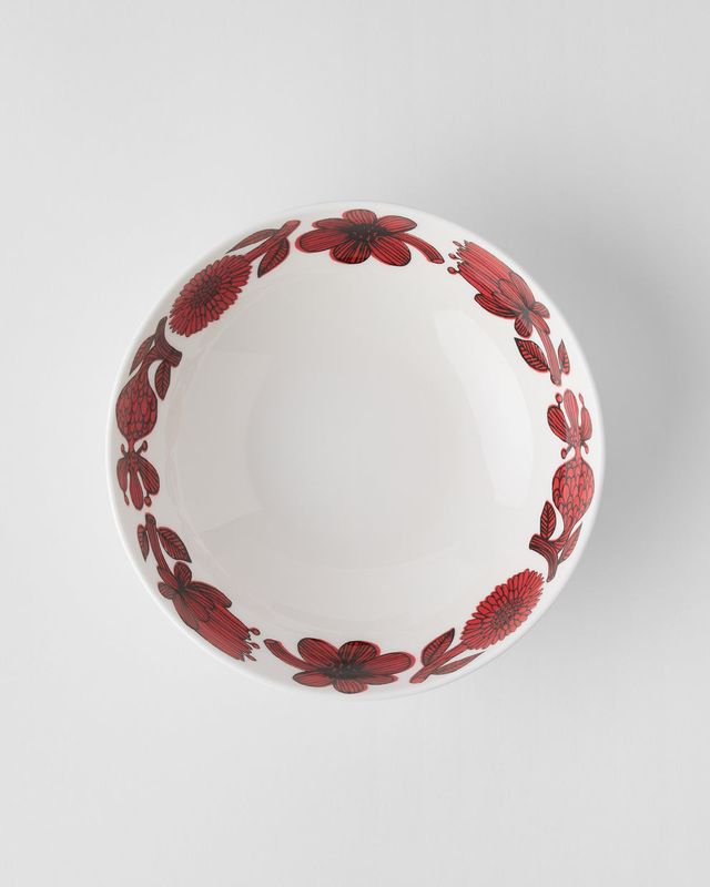 Gustavsberg ASTER RÖD, Skål 17 cm, rund