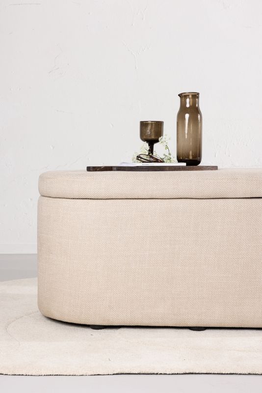 Venture Home Potenza Ottoman - Sittpuff med Förvaring