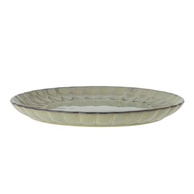Bloomingville Latina Tallrik, Grön, Stengods 20 cm 6-pack