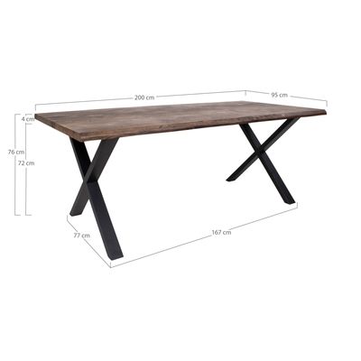 House Nordic Toulon Matbord Smoked
