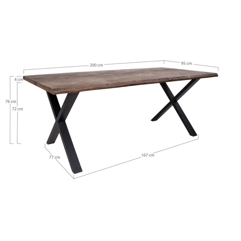 House Nordic Toulon Matbord Smoked