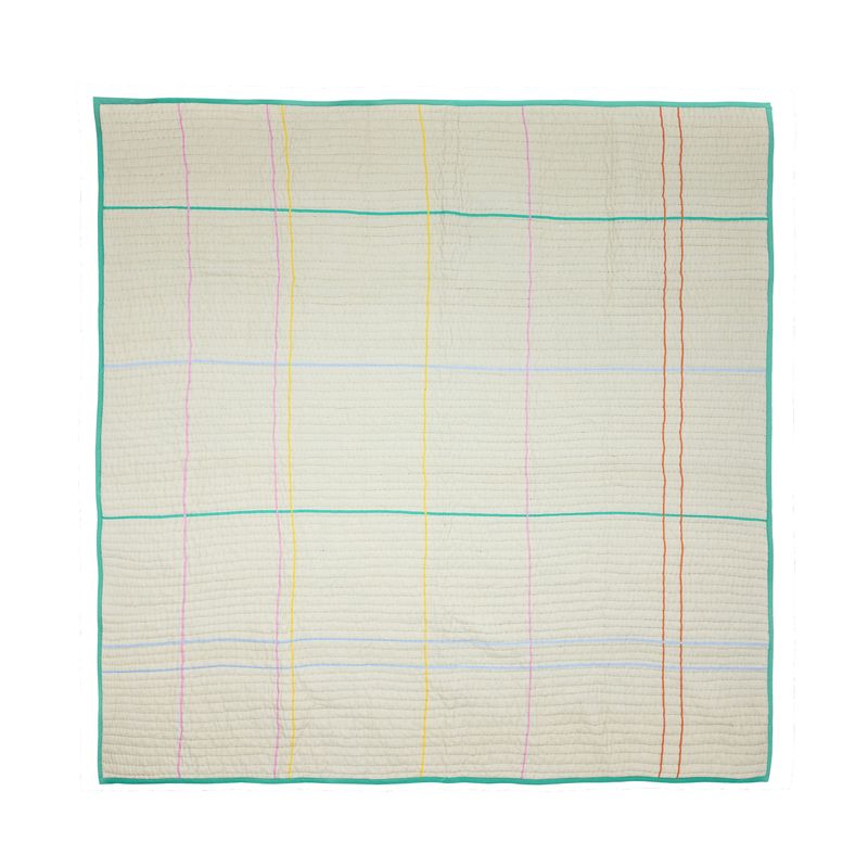 Hübsch Sen Överkast Sand 260x260cm