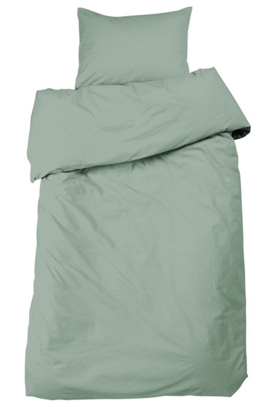 Redlunds Elton Påslakanset Antikgrön 150x210 cm