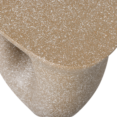 WOOOD Moson Sidobord med Spikkels Beige Grön 2 st