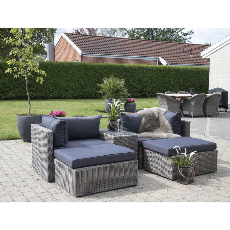 House Nordic Rossi Loungeset Grå