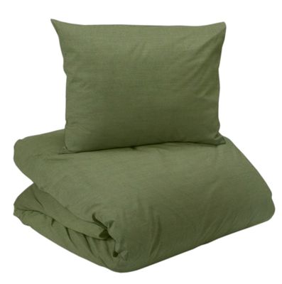 Redlunds Elton Påslakanset Oliv 150x210 cm