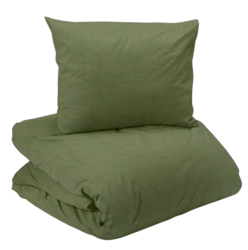 Redlunds Elton Påslakanset Oliv 150x210 cm