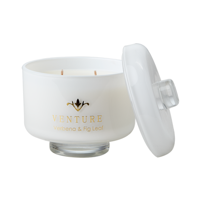 Affari of Sweden VENTURE Doftljus Verbena & fig leaf, Vit