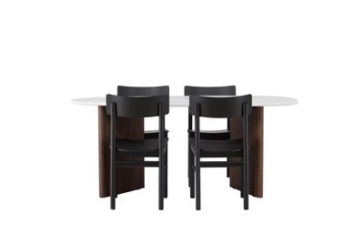 Venture Home Matgrupp Grönvik med stolar Montros