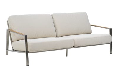 Brafab Naos 2,5-sits soffa Stainless steel / Dot beige