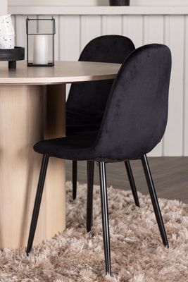 Venture Home Matgrupp Olivia med 4st matstolar Polar