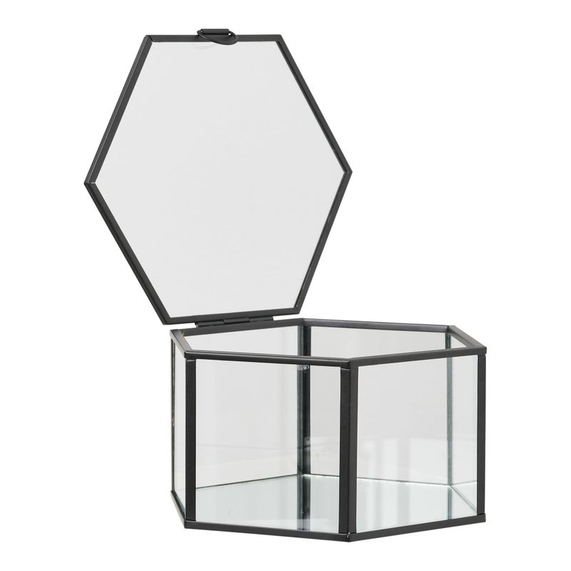 House Nordic Torpe Låda Transparent/Svart