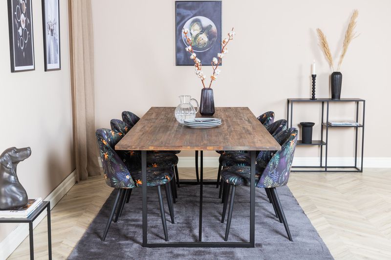 Venture Home Padang,Velvet Rektangulär Matgrupp