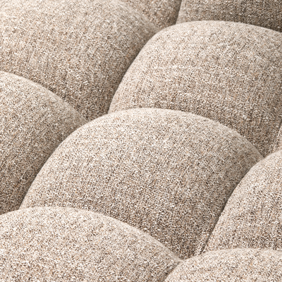 WOOOD ALLURE Schäslongsoffa Vänster Vävd Naturmelange