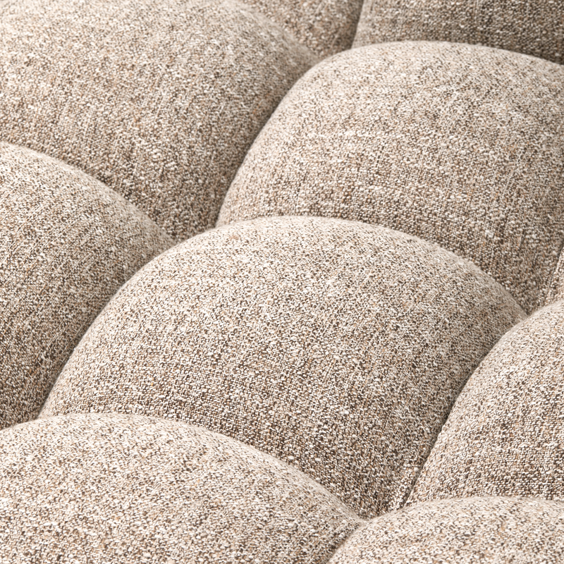 WOOOD ALLURE Schäslongsoffa Vänster Vävd Naturmelange