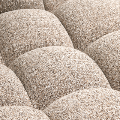 WOOOD ALLURE Schäslongsoffa Höger Vävd Naturmelange