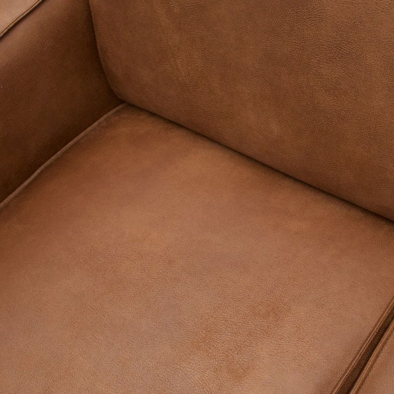 WOOOD STATEMENT Hörnsoffa Höger i Eco-läder Konjak