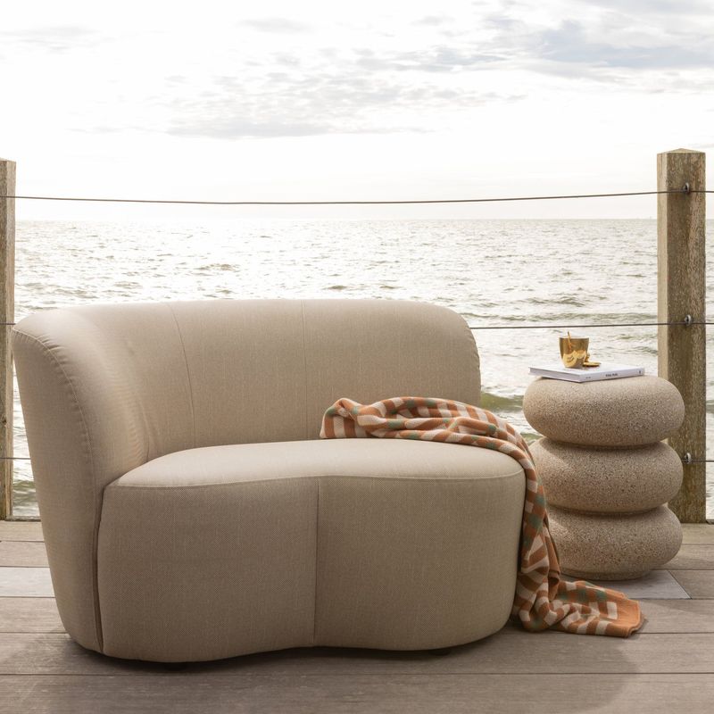 WOOOD Stone Garden Small Soffa Vänster Sand [FSC]