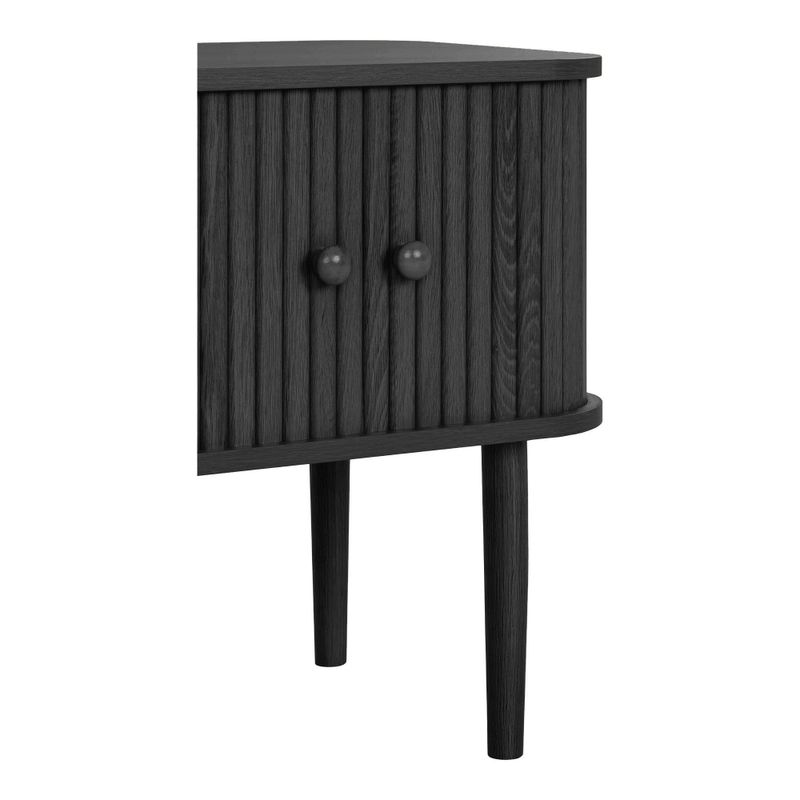 House Nordic Nikko sidobord svart med två dörrar