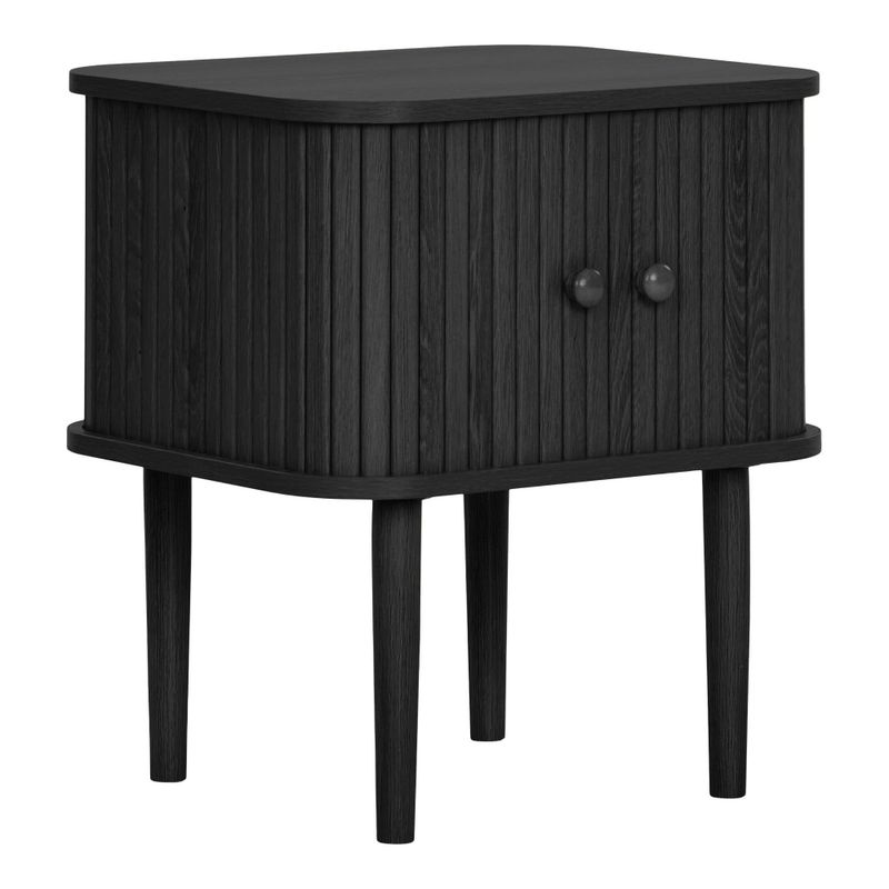 House Nordic Nikko sidobord svart med två dörrar