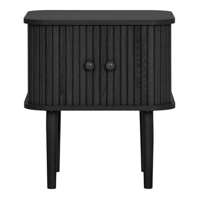 House Nordic Nikko sidobord svart med två dörrar