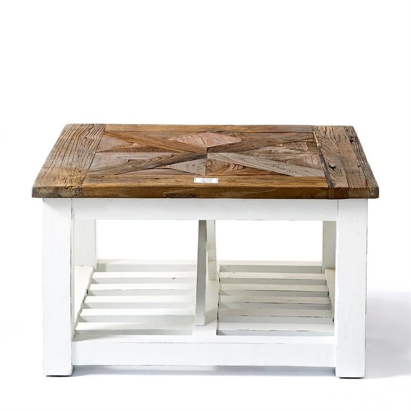 Riviera Maison Chateau Chassigny soffbord 70x70 cm brun